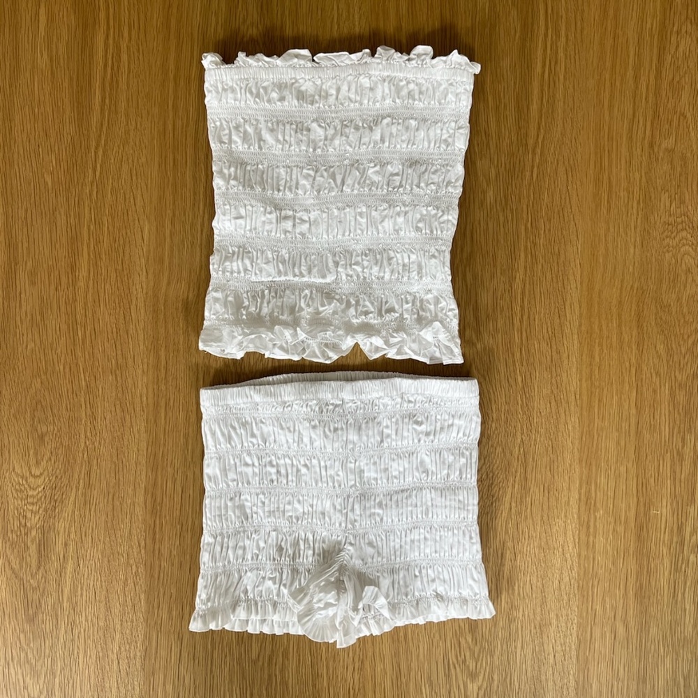 Glassons tube top with shorts matching set